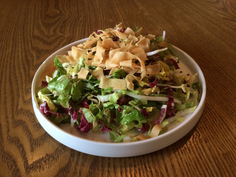 The fried spring rolls gave the Korean Chopped Salad a nice crunch
