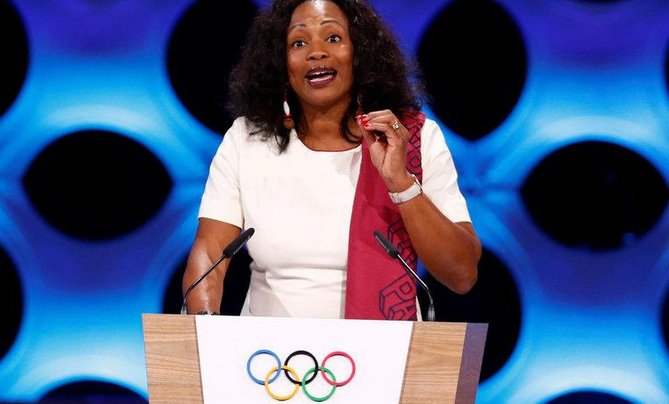 France's sports minister stopped by Beijing late last week