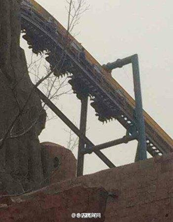 Riders were stuck in the midair