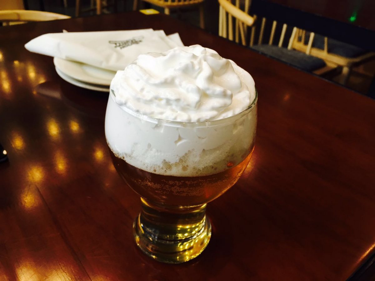 Special homebrewed beer (RMB 28)