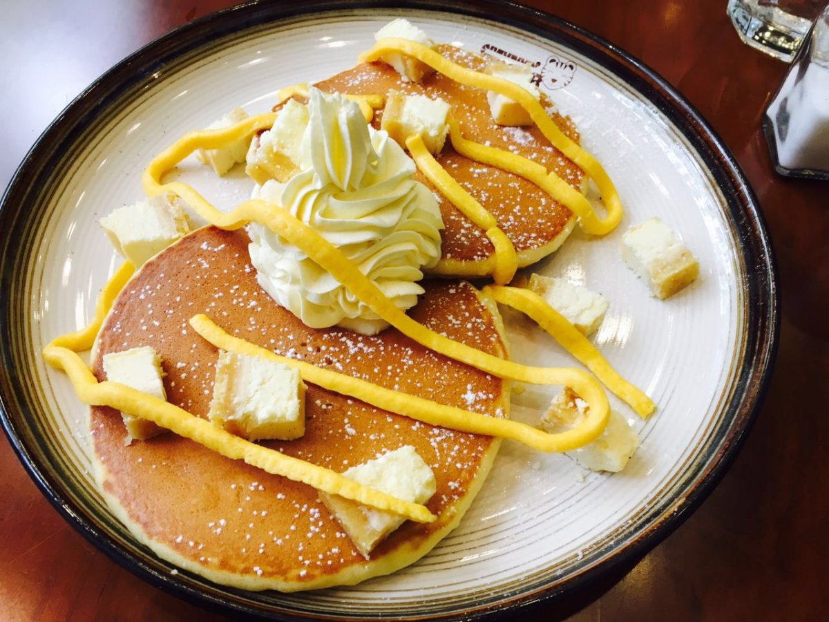 New York cheesecake pancakes (RMB 48)