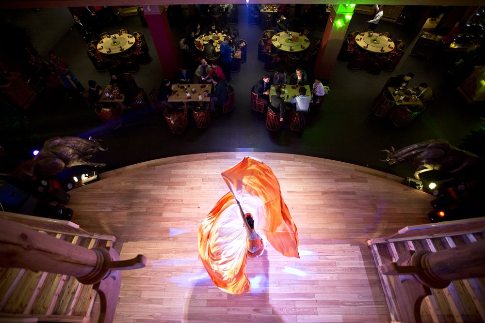 The main stage features nightly performances of traditional Yi songs and dances