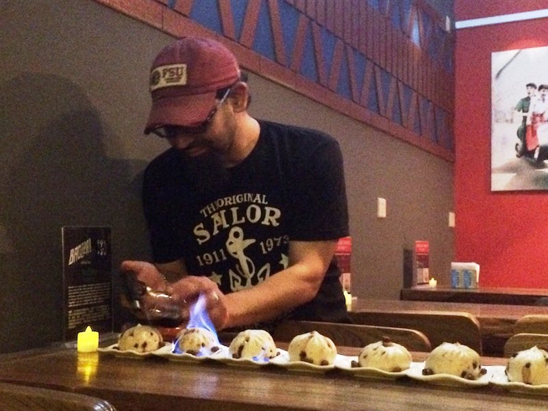 Benjelloun lights up Baozza's rum-soaked chocolate baozi