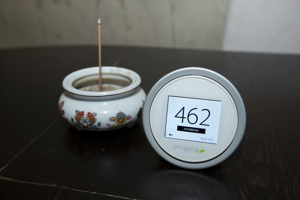 Burning incense inside without airing your place out afterwards is one of the worst things you can do