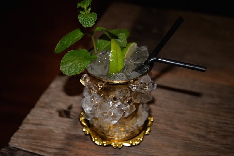 The icy mint junip cocktail