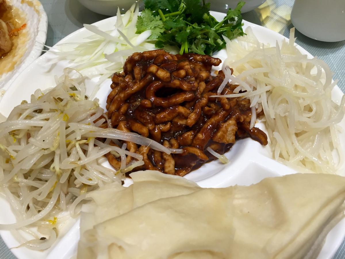 The jingchang rousi pancake platter