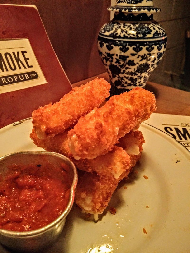 The mozzarella sticks were also a deliciously gooey treat