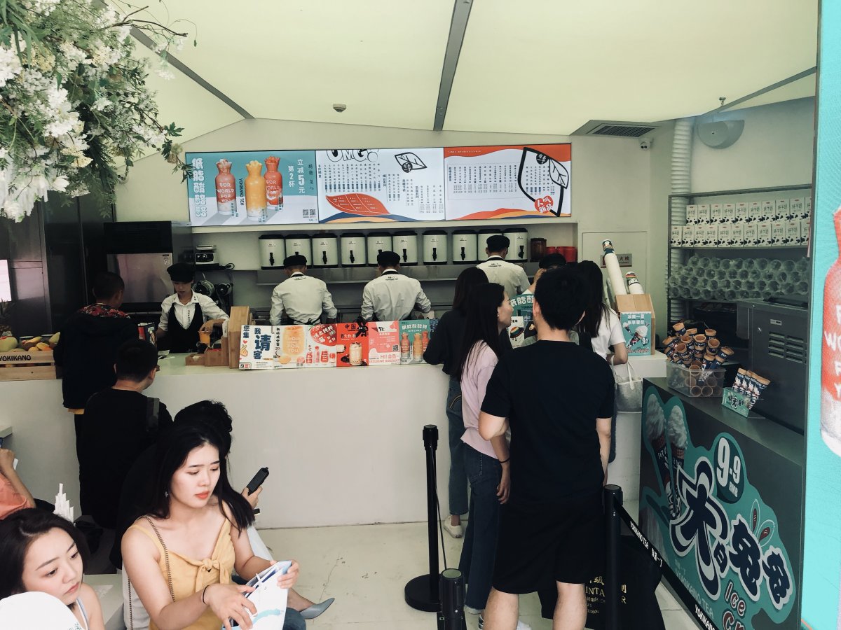 Luckily no sign of the four-hour-long queues that Shanghai was met with