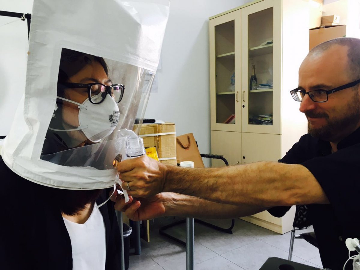 None of the masks we tried successfully warded off the taste of the solutions