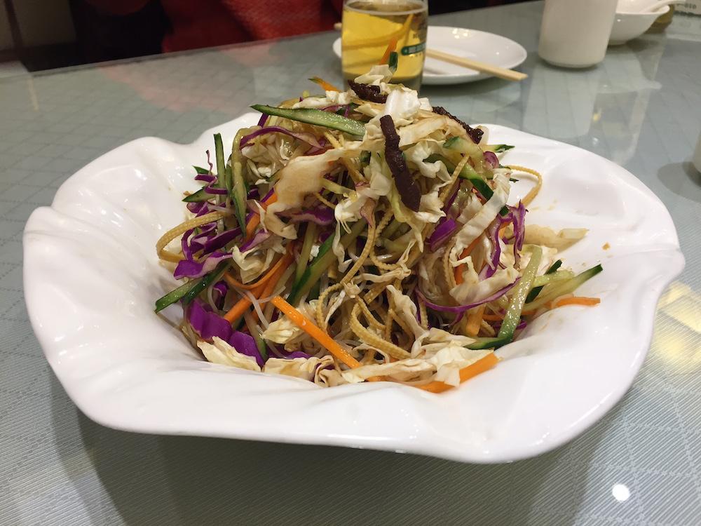 A slightly expensive and sad rendition of pretty standard liangcai