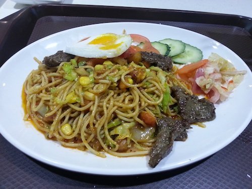 Indonesian "Mee Goreng" with Lemongrass Beef