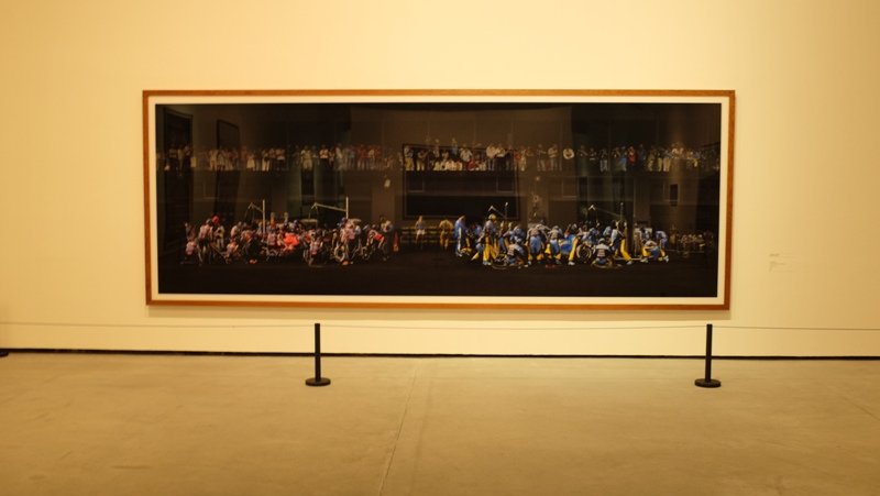 Andreas Gursky's "F1 Boxenstop III"