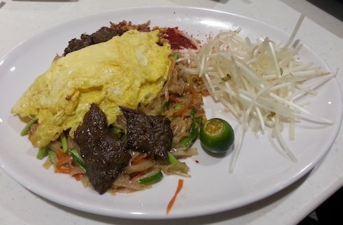 Thai Pad Thai with Lemongrass Beef