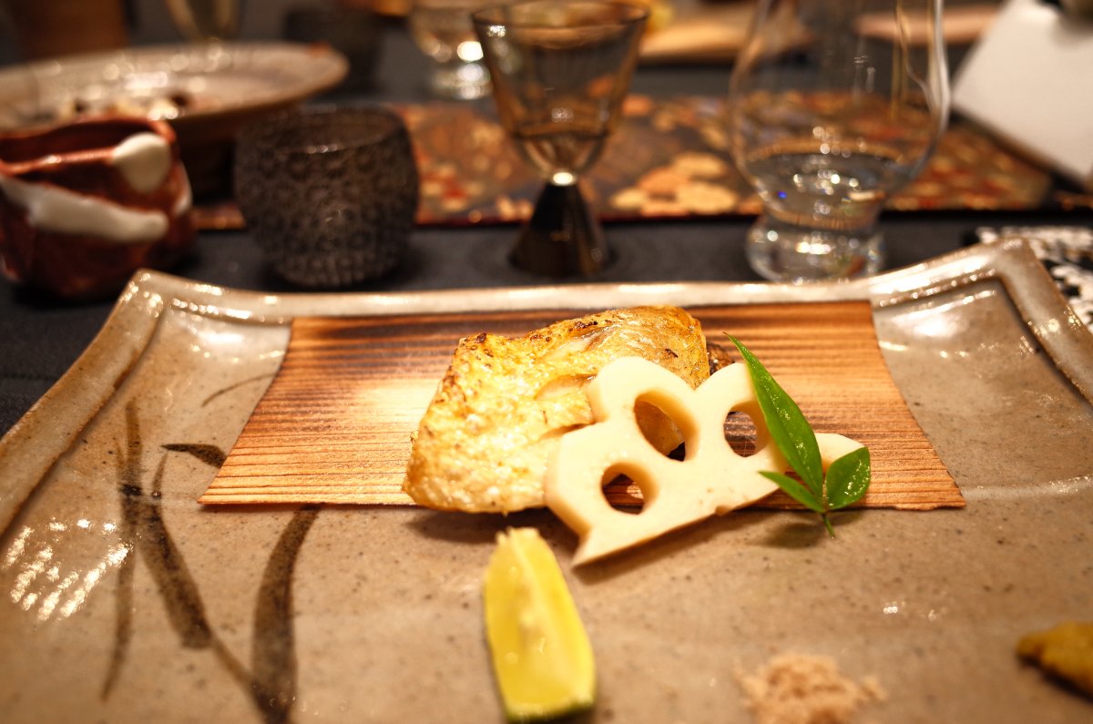 The dishes are immaculately presented