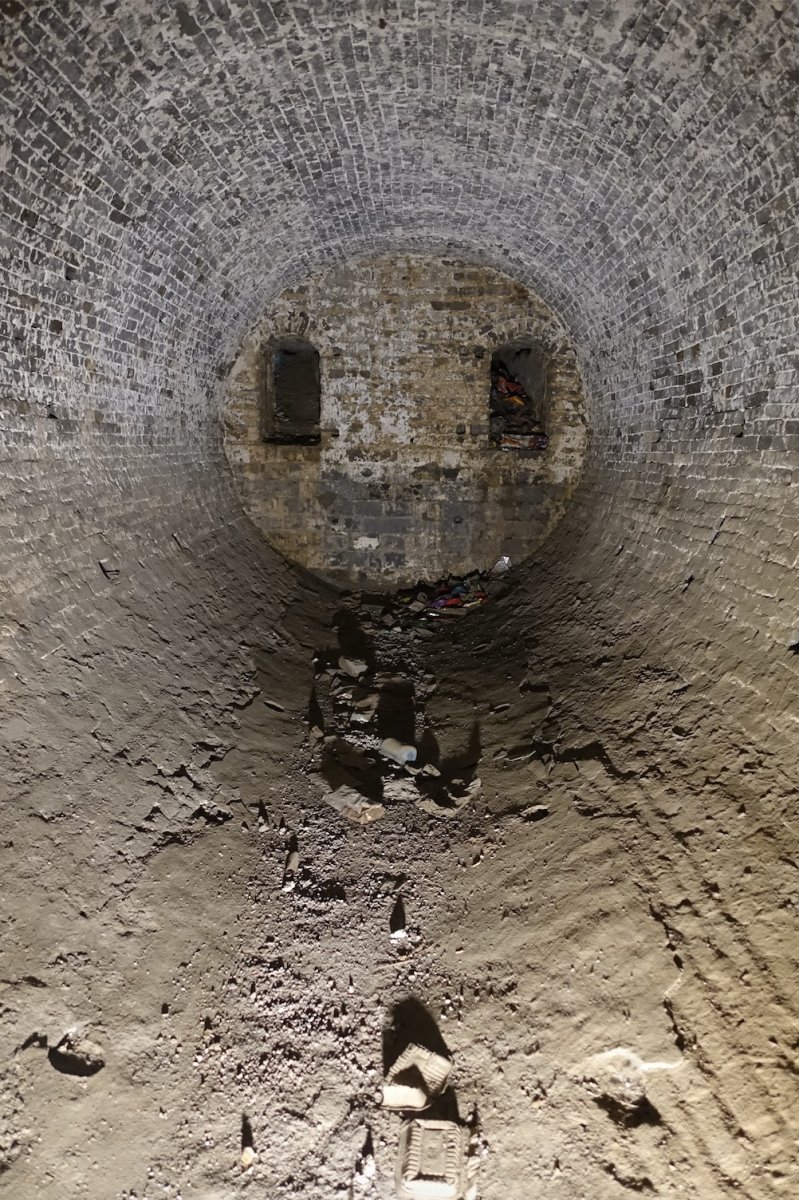 A century-old refrigeration room still feels frosty
