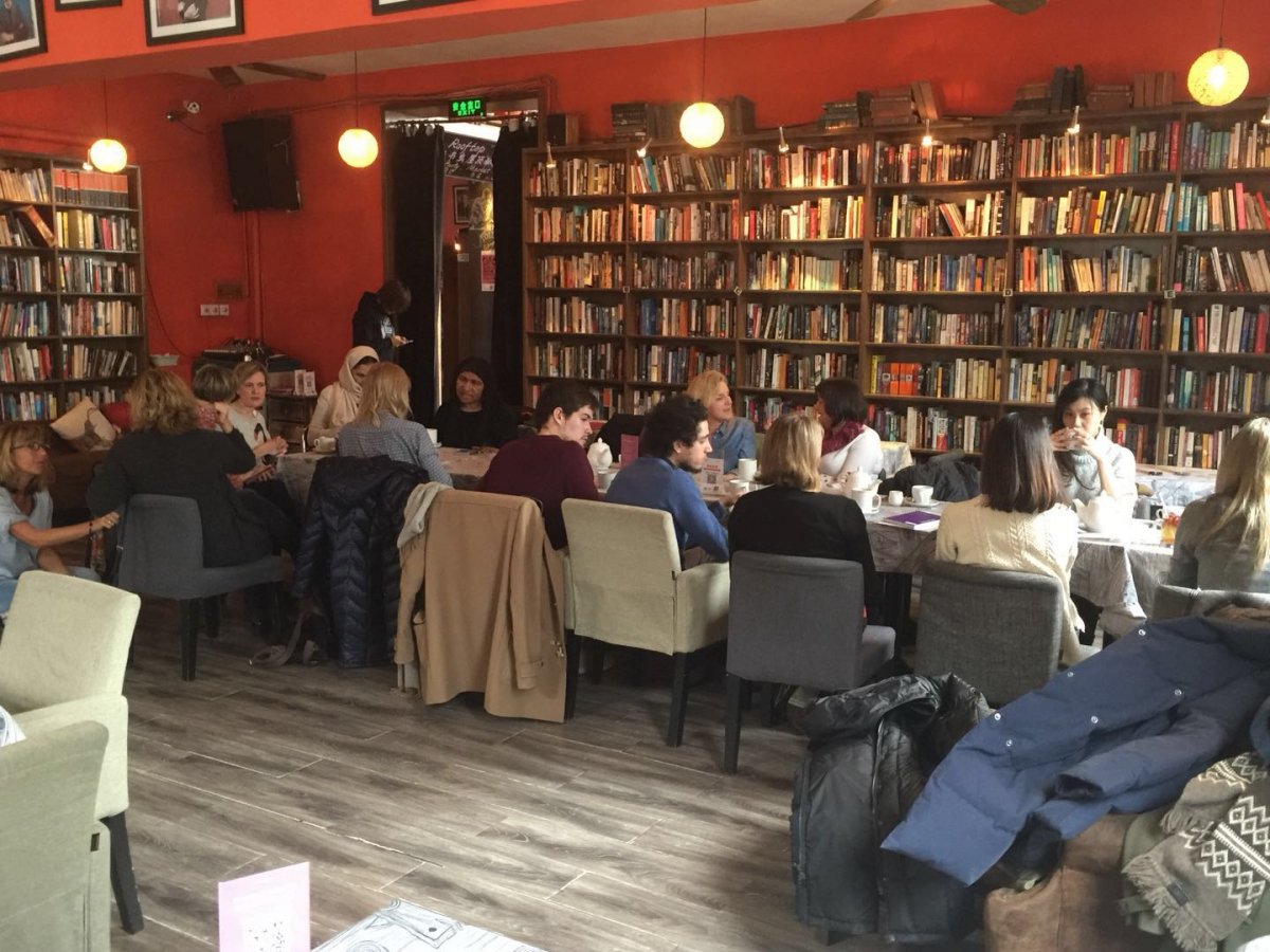 An INN Coffee Morning at The Bookworm in Sanlitun