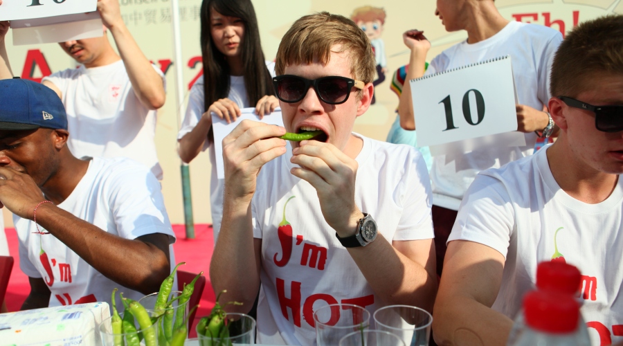 Too Hot to Handle? Take Part in the Beijinger's Chili Pepper Eating