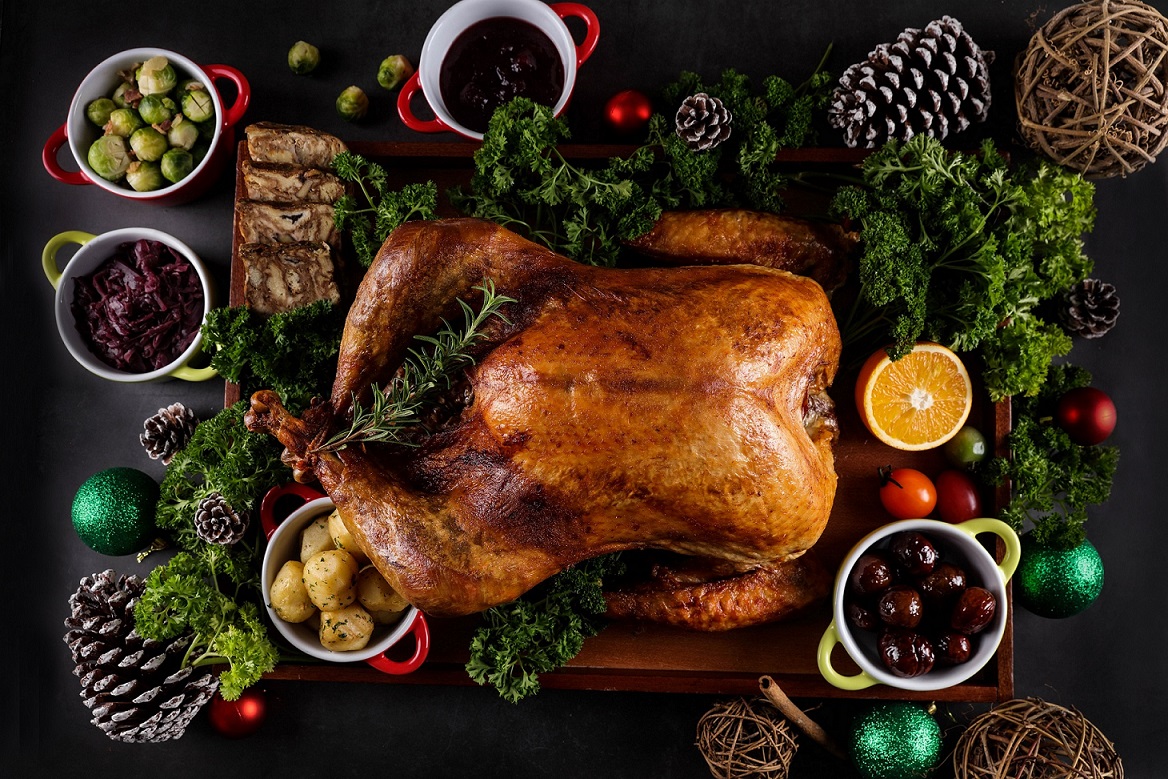 roast turkey,hearty choose between the rmb 1,088 set of roast turkey, three sides
