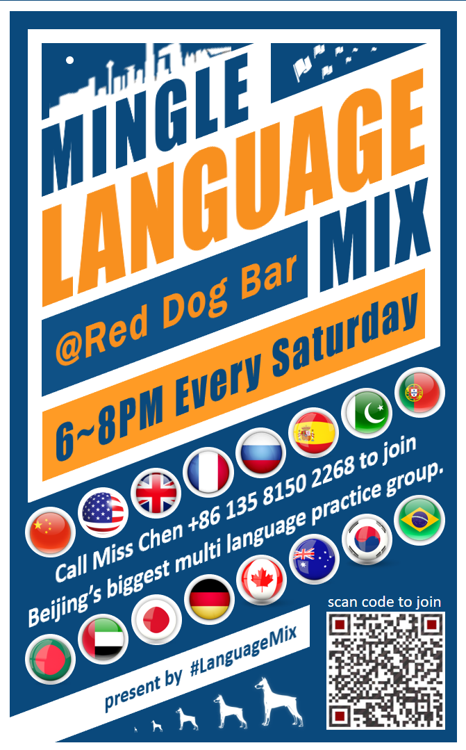 Language Mingle & Mix at Red Dog the Beijinger