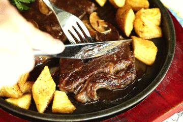 Their Tuscan steak is a must-try