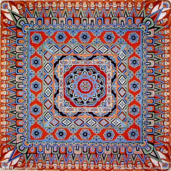  Caisson pattern 
