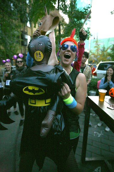 Halloween Beer Mile