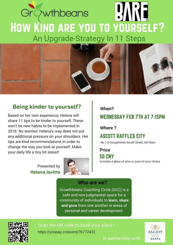 Workshop: How Kind Are You To Yourself?
