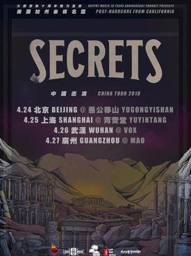  California Post-Hardcore Act Secrets Live In Beijing