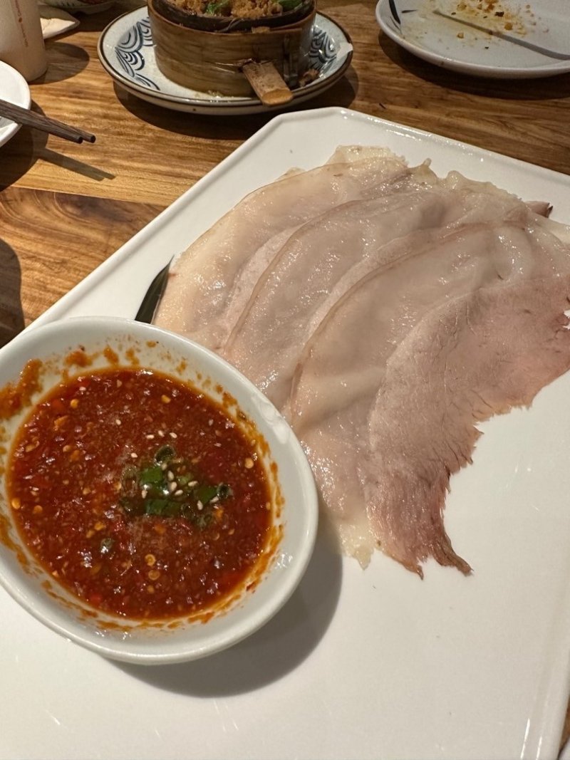 The Lizhuang Boiled Pork shouldn't be missed
