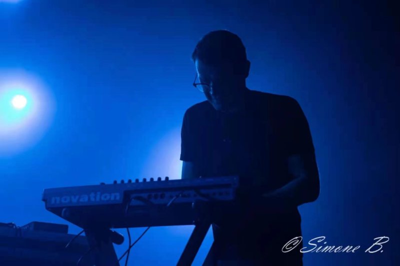 Van Wyk with his best friend, the keyboard