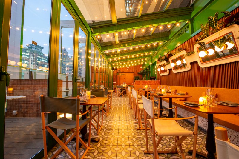 Find a DJ playing in Root 85's sun room on weekend evenings