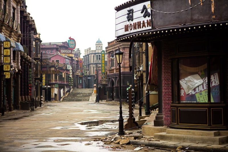 Entire streets and towns are created on these movie lots