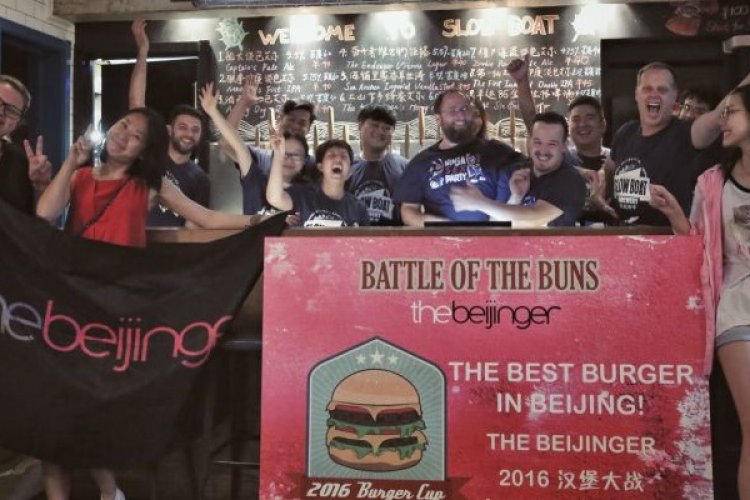 Slow Boat Brewing Wins Burger Cup for Back-To-Back Titles