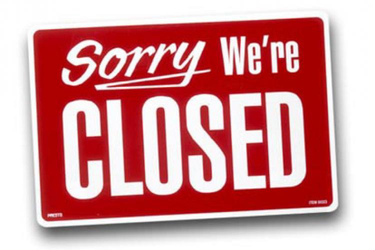 Bars &amp; Restaurants Closed Today