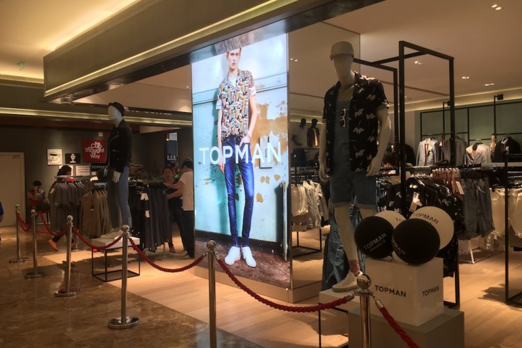 Topman Opens First Retail Shop in China at Galleries Lafayette