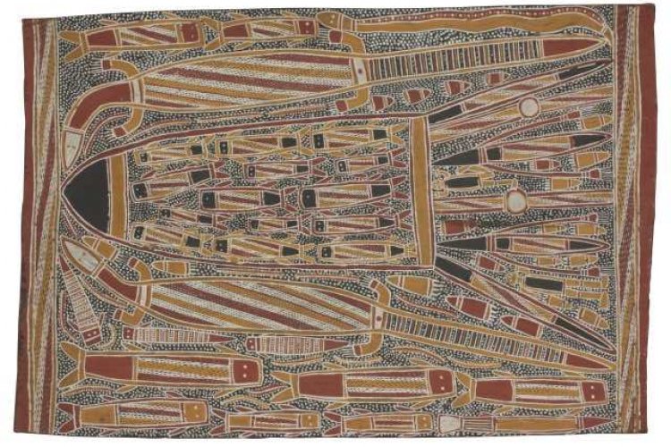 Australia&#039;s Great Aboriginal Bark Art Now on Show at the National Museum of China