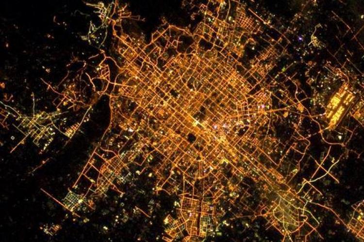 Beijing at Night: Astronaut Tweets Photo of Capital After Dark, From Space