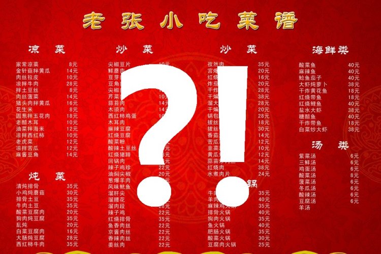 Mandarin Monday: How to Order From a Chinese Menu Using Chinese Characters