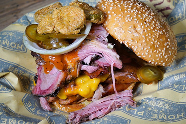 R Burger Brief: Meaty, All-American Burgers at Home Plate BBQ