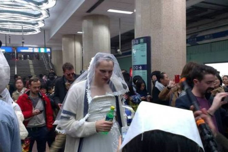 Throwback Thursday: The Greatest Halloween Party Ever to Hit the Beijing Subway