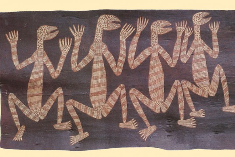 Rare Australian Aboriginal Bark Paintings on Exhibit in Beijing