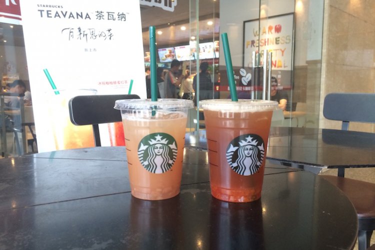 Starbucks Takes on all the Tea In China with new Peach Green Oolong and Grapefruit Black Varities