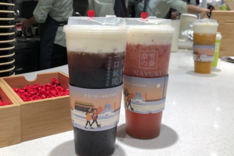 Another Guangdong Popular Cheese Tea and Bread Brand Nayuri Opened in Beijing