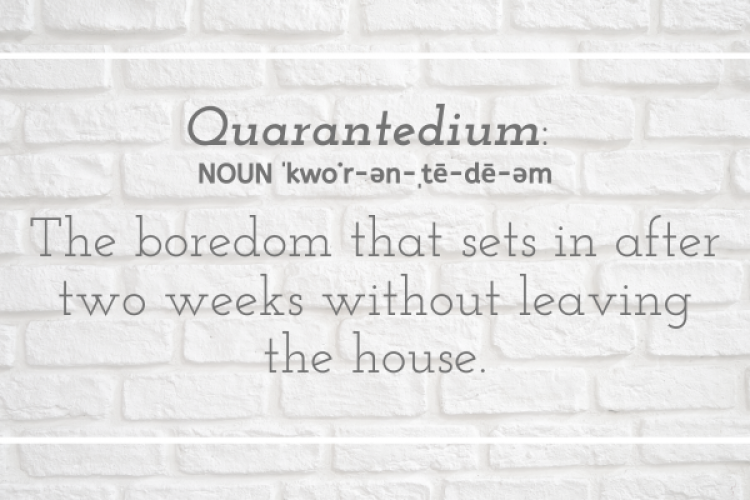 Quarantedium, and 14 Other Terms That Should Exist Now
