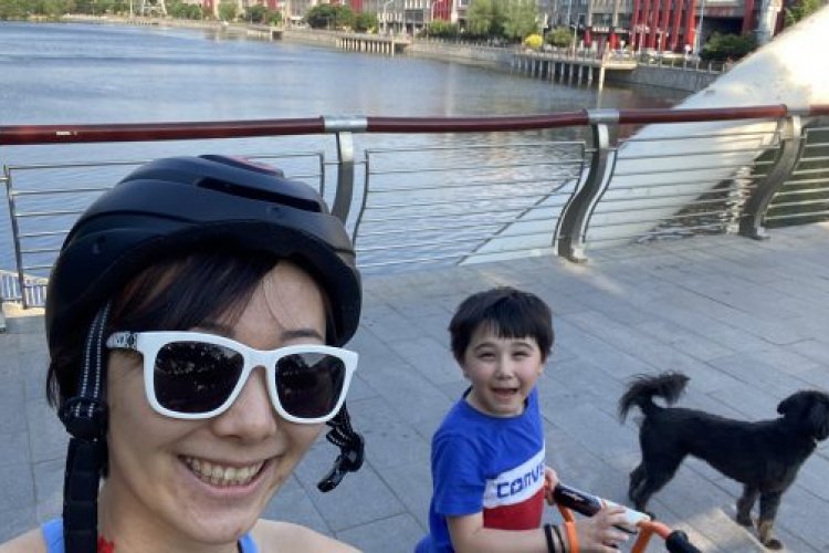 The Safest Way to Cycle Through Beijing with Kids