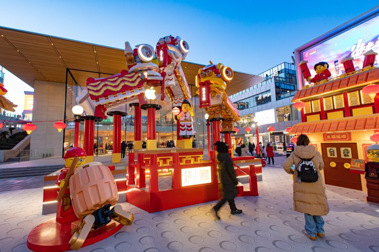 Lego Invades Sanlitun Taikooli for Chinese New Year