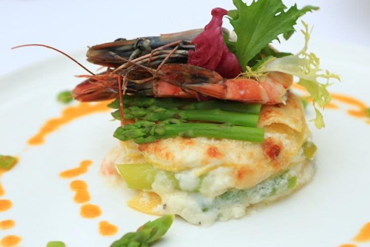 Let&#039;s Do Lunch: Asparagus and Shrimp Lasagna