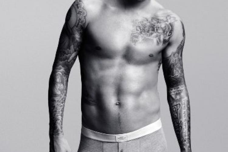 Shirtless David Beckham Sizzles in New H&amp;M Ads