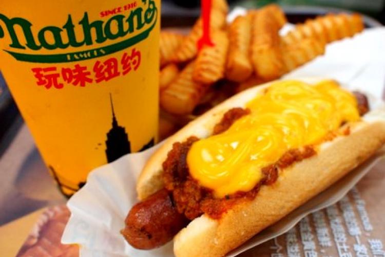 Hot Diggety Dog: Nathan&#039;s Famous in Dongzhimen