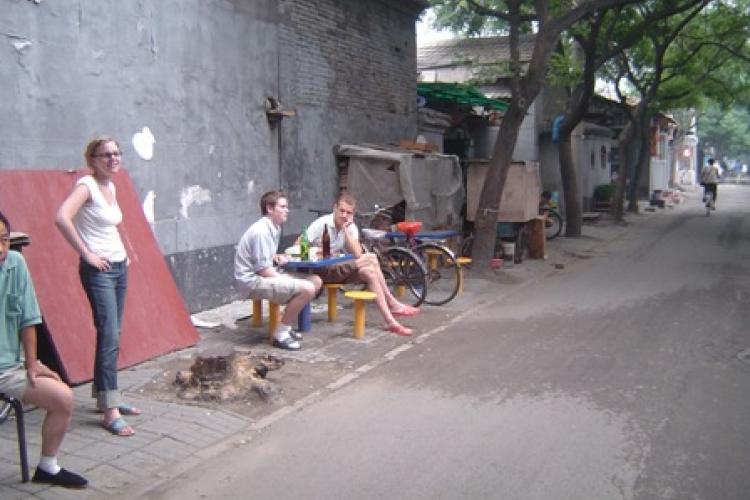 Beijing Then and Now: James and Emily Hutchison and Dominic Johnson-Hill